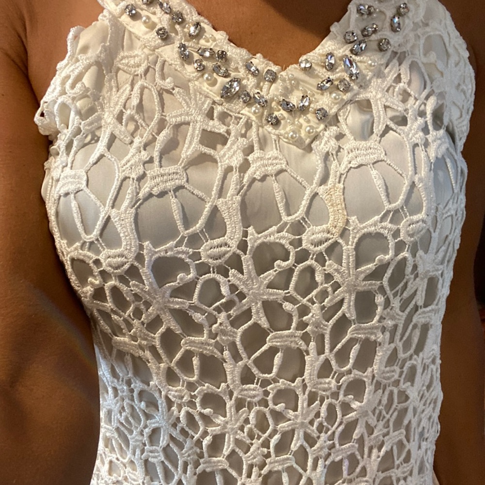 Elegant white dress